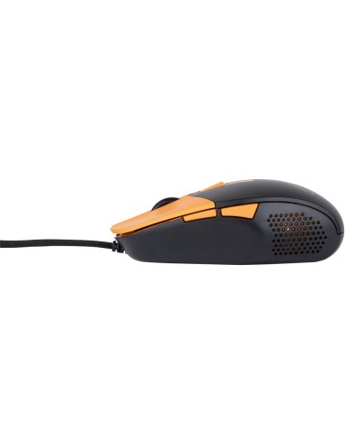 Konix Naruto KX GAMING MOUSE ratón Juego Ambidextro USB tipo A Óptico 3600 DPI