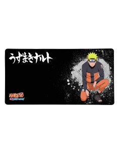 Konix Naruto KX MOUSEPAD XXL BLACK Alfombrilla de ratón para juegos Negro, Naranja