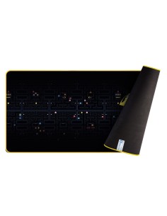 Konix PacMan Alfombrilla de ratón para juegos Negro, Azul, Amarillo 2