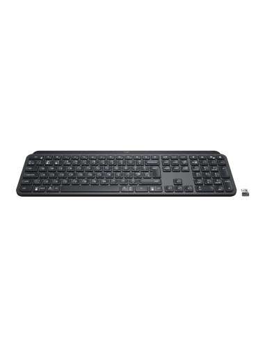 Logitech 920-010250 teclado Oficina RF Wireless + Bluetooth Inglés internacional Grafito