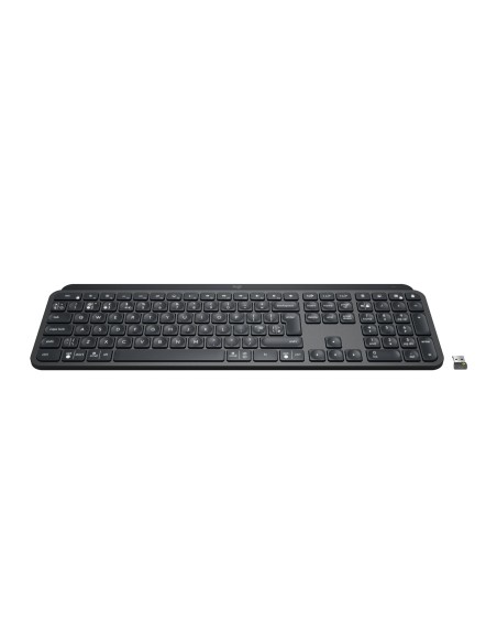 Logitech 920-010250 teclado Oficina RF Wireless + Bluetooth Inglés internacional Grafito