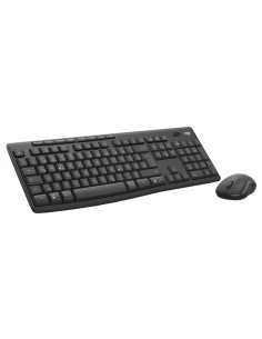 Logitech 920-012065 teclado Ratón incluido Oficina RF Wireless + Bluetooth QWERTZ Alemán Grafito