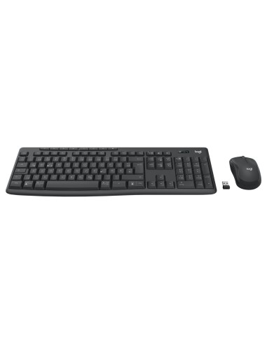Logitech 920-012065 teclado Ratón incluido Oficina RF Wireless + Bluetooth QWERTZ Alemán Grafito