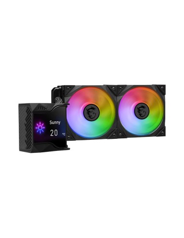 MSI MPG CORELIQUID D240 sistema de refrigeración para ordenador Procesador Kit de refrigeración líquida 12 cm Negro 1 pieza(s)