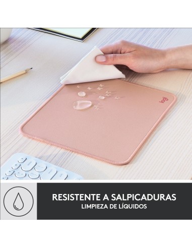 Logitech 956-000050 alfombrilla para ratón Rosa
