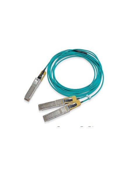 Nvidia MFS1S50-H015V Cable de fibra óptica e InfiniBand 15 m QSFP56 2x QSFP56 Azul