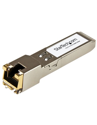 StarTech.com Módulo Transceptor SFP Compatible con el Modelo SFP-1G-T de Arista Networks - 1000BASE-T - SFP a RJ45 Cat6   Cat5e