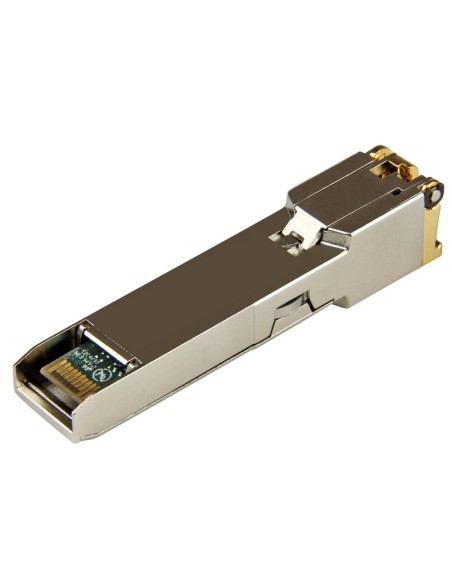 StarTech.com Módulo Transceptor SFP Compatible con el Modelo SFP-1G-T de Arista Networks - 1000BASE-T - SFP a RJ45 Cat6   Cat5e StarTech.com Módulo Transceptor SFP Compatible con el Modelo SFP-1G-T de Arista Networks - 1000BASE-T - SFP a RJ45 Cat6   Cat5e