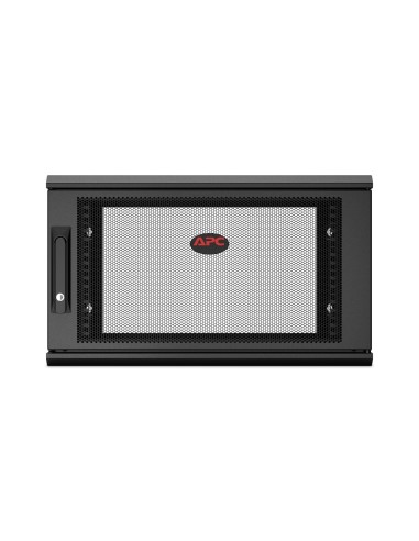 APC NetShelter WX 6U Single Hinged Wall-mount Enclosure 600mm Deep Bastidor de pared Negro