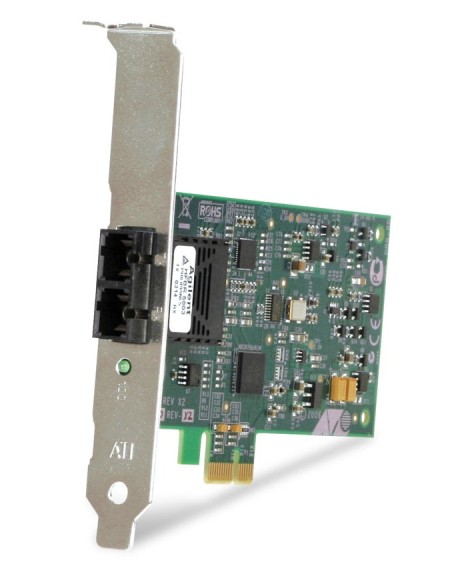 Allied Telesis 100FX Desktop PCI-e Fiber Network Adapter Card w PCI Express, Federal & Government 100 Mbit s