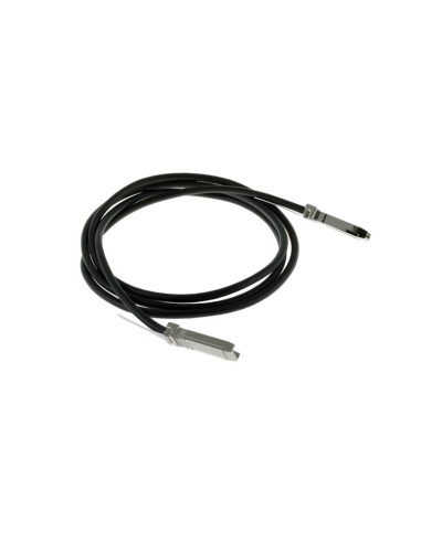Allied Telesis AT-QSFP1CU Cable de fibra óptica e InfiniBand 1 m QSFP+ Negro, Plata
