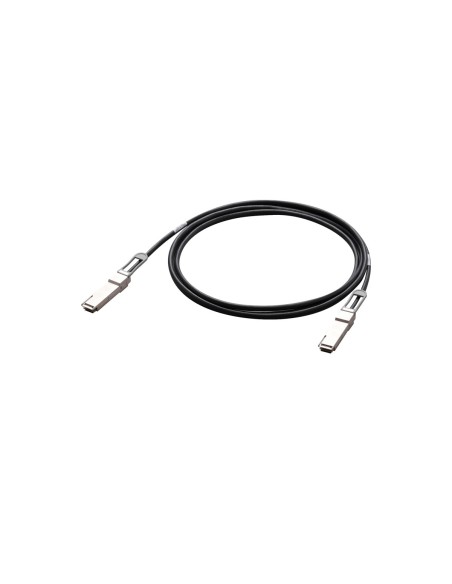 Allied Telesis AT-QSFP28-1CU cable Serial Attached SCSI (SAS) 1 m 25,8 Gbit s Negro, Plata