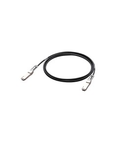 Allied Telesis AT-QSFP28-1CU cable Serial Attached SCSI (SAS) 1 m 25,8 Gbit s Negro, Plata 2