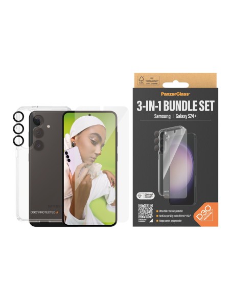 PanzerGlass 3-in-1 Bundle Glas, Case, Cam Protector de pantalla Samsung 1 pieza(s)