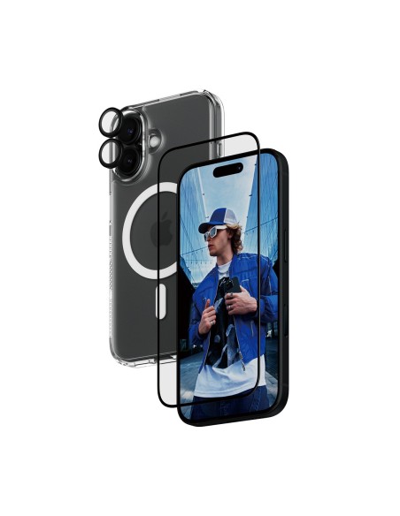 PanzerGlass PG 3-in-1 Bundle iPhone 16 6.1Inch Protector de pantalla Apple 1 pieza(s)