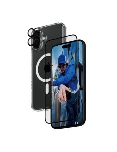 PanzerGlass PG 3-in-1 Bundle iPhone 16 6.7Inch Protector de pantalla Apple 1 pieza(s)