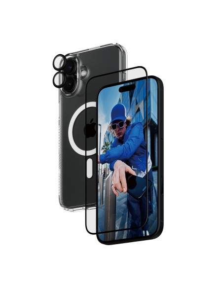 PanzerGlass PG 3-in-1 Bundle iPhone 16 6.7Inch Protector de pantalla Apple 1 pieza(s)