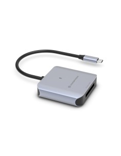 Conceptronic BIAN08G lector de tarjeta USB 3.2 Gen 2 Type-C Gris 2