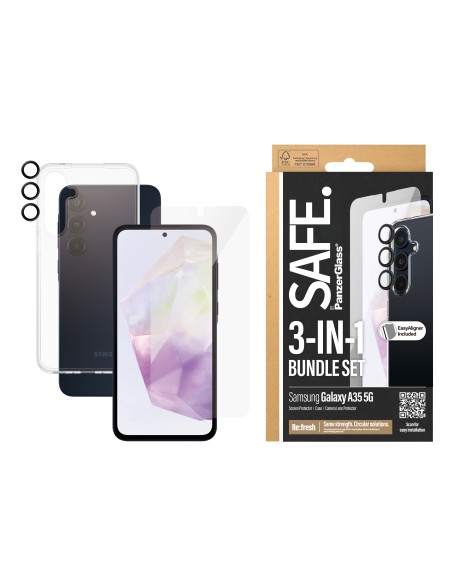 PanzerGlass SAFE. by 3-in-1 Samsung New A34 5G Protector de pantalla 1 pieza(s)