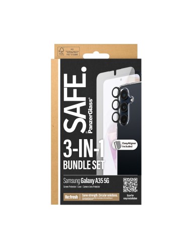 PanzerGlass SAFE. by 3-in-1 Samsung New A34 5G Protector de pantalla 1 pieza(s)