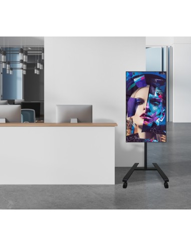 B-Tech BT7504 B V2 soporte para pantalla de señalización 139,7 cm (55") Negro