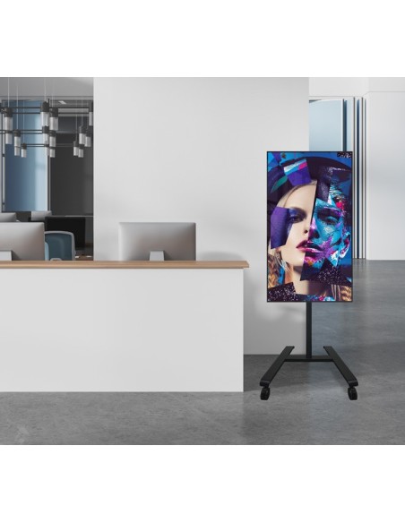 B-Tech BT7504 B V2 soporte para pantalla de señalización 139,7 cm (55") Negro