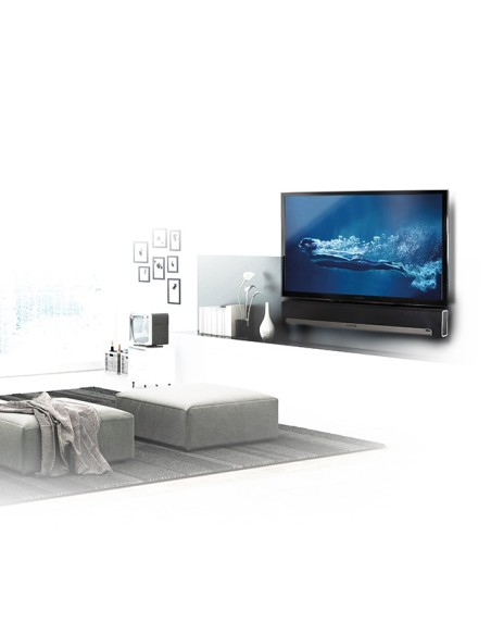 B-Tech BTV914 Pared Acero Negro