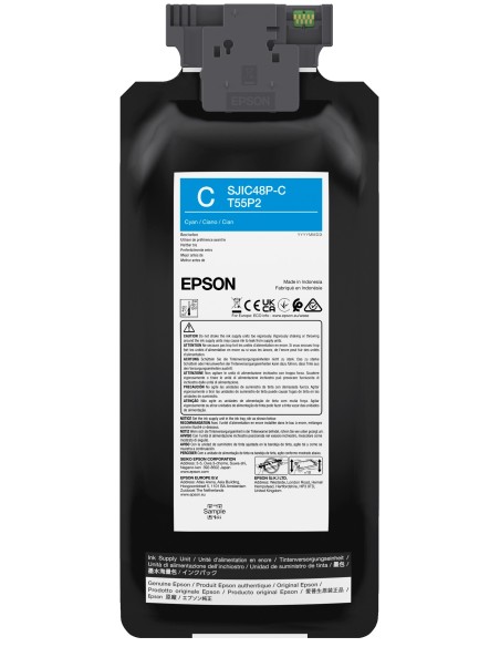 Epson SJIC48P-C cartucho de tinta 1 pieza(s) Original Cian
