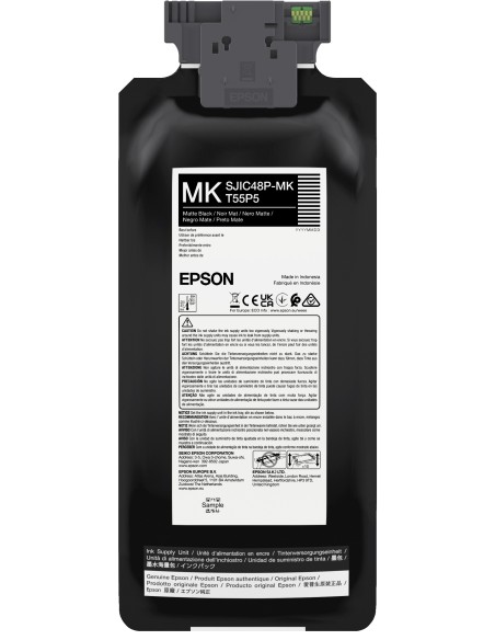 Epson SJIC48P-MK cartucho de tinta 1 pieza(s) Original Negro mate