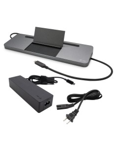i-tec Metal SB-C Ergonomic 4K 3x Display Docking Station with Power Delivery 85 W + Universal Charger 100 W