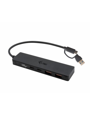 i-tec Metal USB-A USB-C HUB 2x USB 3.0 + 2x USB-C (10 Gbps)