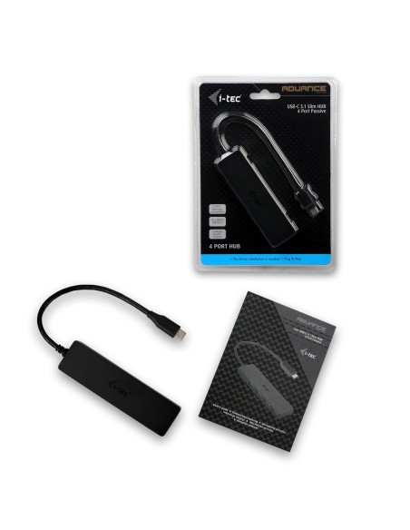 i-tec Advance USB-C Slim Passive HUB 4 Port i-tec Advance USB-C Slim Passive HUB 4 Port