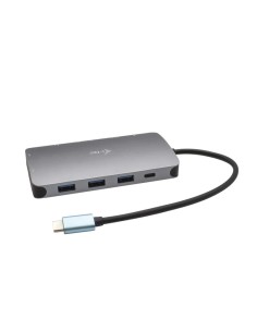 i-tec Metal USB-C Travel Nano Dock HDMI VGA with LAN + Power Delivery 100 W 2