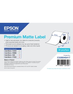 Epson Rollo continuo de Premium Matte Label, 51 mm x 35 m
