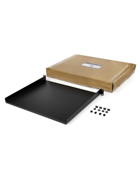 StarTech.com stante Cantilever de 1U para Rack - de 16 Pulgadas de Profundidad - Bandeja Voladiza para Rack - Bandeja