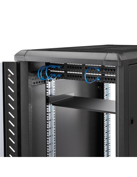 StarTech.com Bandeja Estante de 1U para Armario Rack de Servidores - de 10 Pulgadas (254mm) de Profundidad - en Acero de StarTech.com Bandeja Estante de 1U para Armario Rack de Servidores - de 10 Pulgadas (254mm) de Profundidad - en Acero de