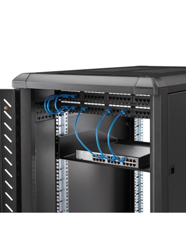 StarTech.com Estante Bandeja Cantilever 2U para Armario Rack de Servidores de 19 Pulgadas - Profundidad Fija de 18 Pulgadas