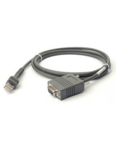 Zebra CBA-R01-S07PBR cable de serie Gris 2,1336 m RS232 DB9
