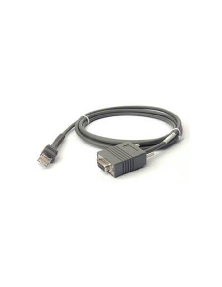 Zebra CBA-R01-S07PBR cable de serie Gris 2,1336 m RS232 DB9