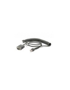 Zebra CBA-RF3-C09ZAR cable de serie Negro 2,8 m RS232 DB9