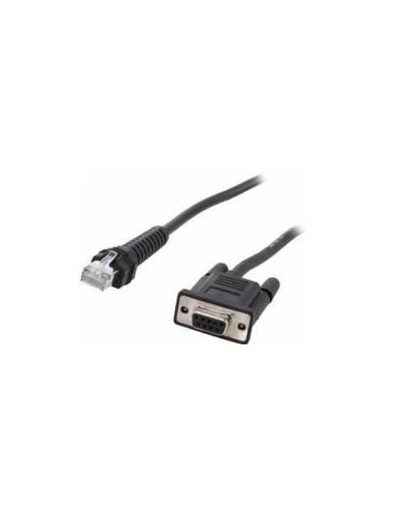 Zebra CBA-RF5-S07ZAR cable de serie Negro 0,82296 m DB-9 RJ-45