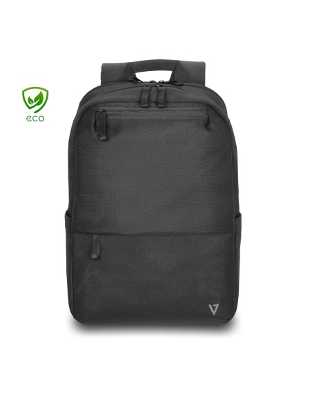 V7 CBP16-ECO2 maletines para portátil 39,6 cm (15.6") Mochila Negro