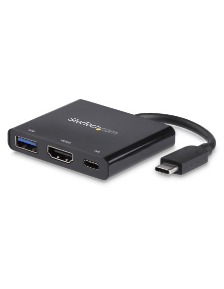 StarTech.com Adaptador Multipuertos USB-C con HDMI - Puerto USB 3.0 - PD de 60W StarTech.com Adaptador Multipuertos USB-C con HDMI - Puerto USB 3.0 - PD de 60W