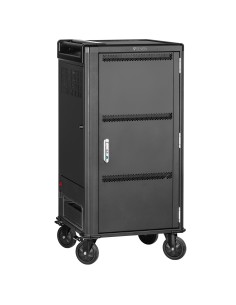 V7 Armario de carga - 30 dispositivos con USB-C PD precableados con corriente SCHUKO