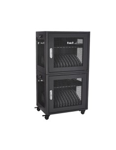 V7 CHGSTA12AC-1E carrito y armario de dispositivo portátil Carro de gestión y carga para dispositivos portátiles Negro 2