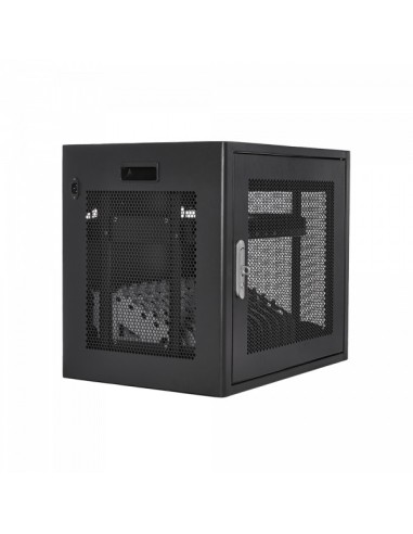 V7 CHGSTA12AC-1E carrito y armario de dispositivo portátil Carro de gestión y carga para dispositivos portátiles Negro