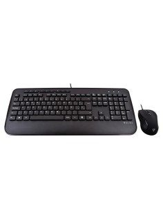 V7 Teclado USB de tamaño completo con reposamuñecas y combo de ratón para ambidiestros - ES 2