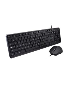 V7 Combo de ratón y teclado con USB CKU350US, diseño de EE. UU.