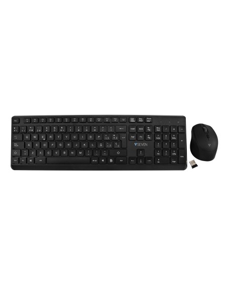 V7 Combo de teclado y ratón inalámbricos CKW350ES   Modelo para Francia