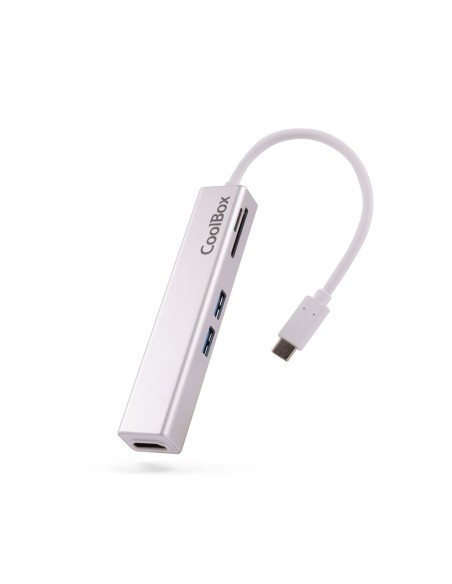 CoolBox miniDock USB-C Lite Alámbrico USB 3.2 Gen 1 (3.1 Gen 1) Type-C Blanco